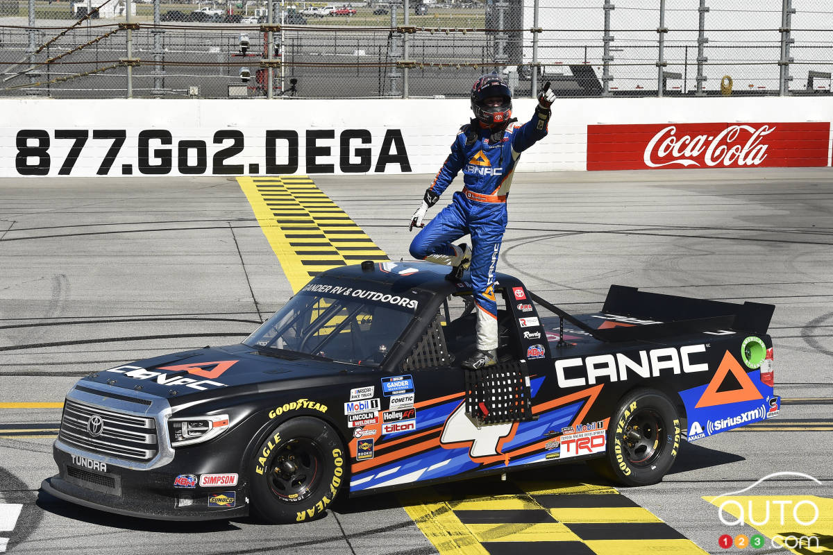 Victoire lors de la course à Talladega, 2020